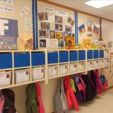 KinderCare at East Brunswick Photo #9 - Preschool Classroom - Cubby Area