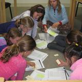 Santa Fe Girls' School Photo #4 - 6th grade students working on literature together