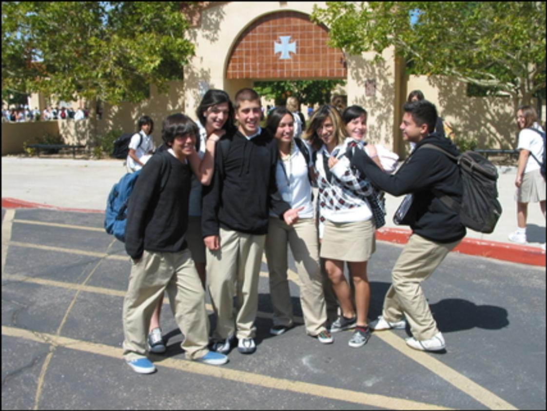 St. Pius X High School Photo - SPX students