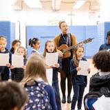 School of the Blessed Sacrament Photo #4 - Joyful music fills the air and hallways throughout our buildings. From our daily, morning assemblies to Ukelele in elementary school to full musical theater productions, our students build self-confidence and public performance skills.