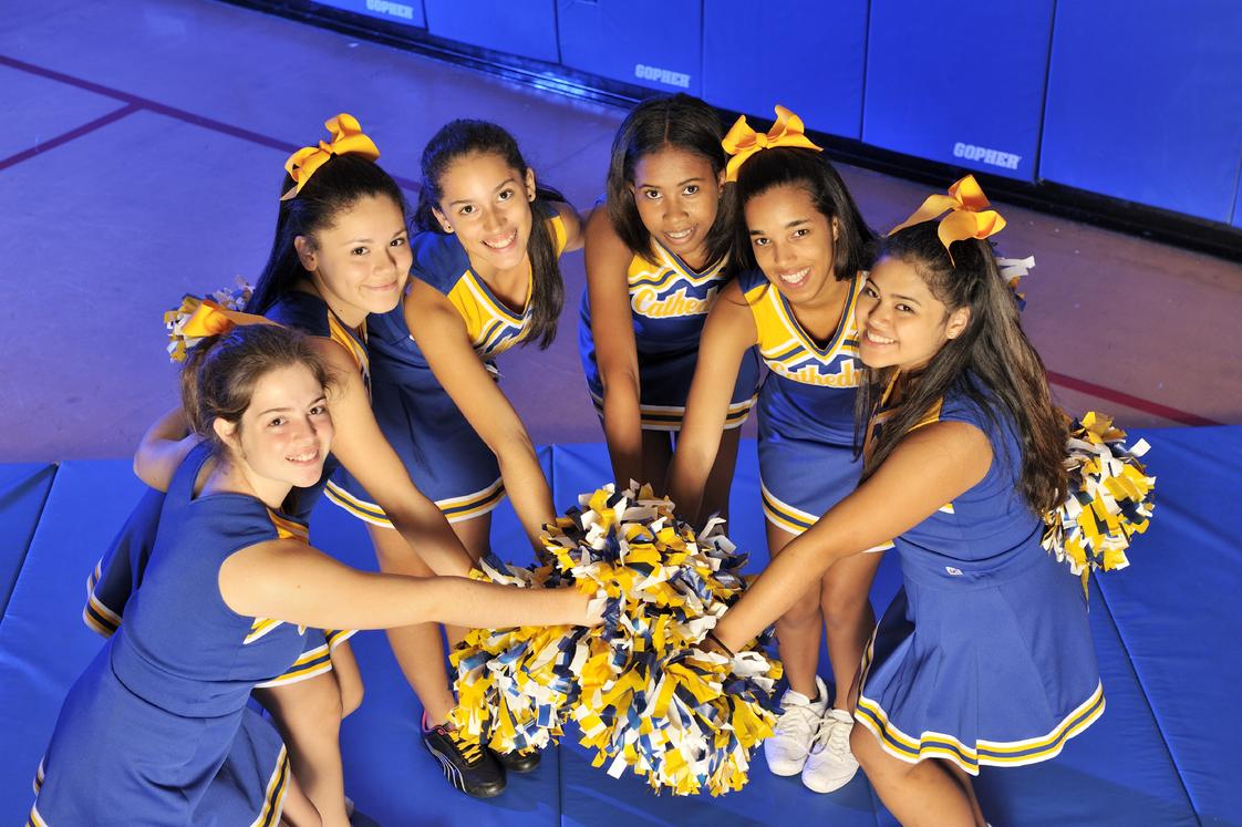 Cathedral High School Photo - The CHS Cheerleaders