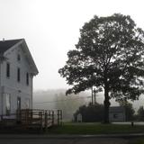 Mountain Road School Photo #9 - Mountain Road School on a foggy morning