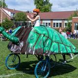 Riverdale Country School Photo #9 - The Lindy 500 is an annual Hill Campus tradition where students race creative, human-powered vehicles they designed and built.