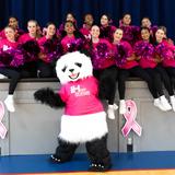 Immaculate Heart Middle & High School Photo #6 - Immaculate Heart's Panda mascot joins the cheer team to show school spirit.