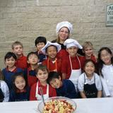 Los Altos Christian School Photo #2 - Spanish Class making fruit salad