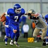 Immaculate Heart Elementary School Grades Photo #5 - The IHC Cavaliers varsity football team defeats Thousand Islands, 26-0. Despite the school's small size, IHC has a tradition of extremely competitive athletics, garnering numerous state, sectional, and Frontier League championships.