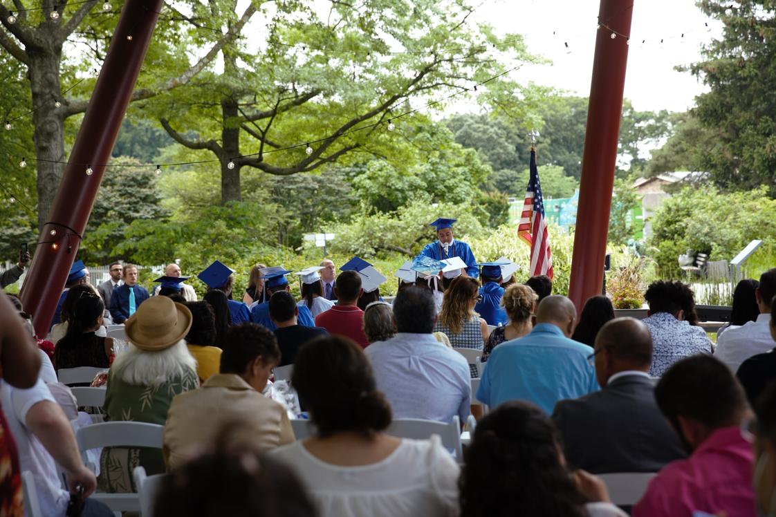 Windsor School Photo #1 - Each year, our graduation ceremony takes places at Queens Botanical Garden. We are proud of our 100% graduation rate each year dating back to 1969, our first graduating class. Our graduates gain acceptance to top colleges and universities with substantial scholarship offers.