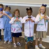 Carmel Christian School Photo #7 - Kindergarten Community Day - Students are honoring our medical professionals.