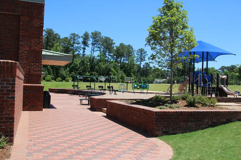 Trinity Academy Photo #2 - Founders Hall, Alumni Court and the Transform Tomorrow Playground