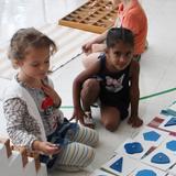 Cleveland Montessori Photo #8 - Students work together in their Montessori prepared environment.