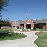 Casady School Photo #4 - Casady School's Upper Division Quad includes the Dr. John W. Records Science and Art Building.