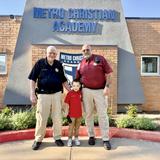 Metro Christian Academy Photo #10 - Thanks to supporters of the Metro Together Dinner & Auction, top bidders gave their students the chance to be an Officer for a Day with Officer David Long, Metro's Director of Safety, Security, and Transportation.