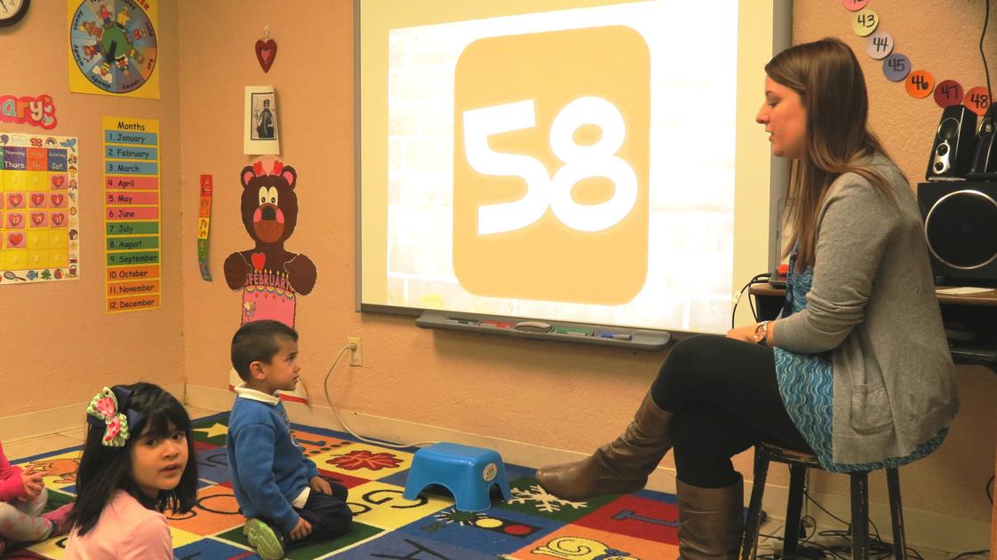 St. James Catholic Schools Photo - Smartboards are installed in all but two classrooms. The last two Smartboards will be installed during the 2014-15 school year.