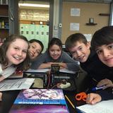 Abiqua School Photo #5 - 5th and 6th grade students smiling over science explorations.