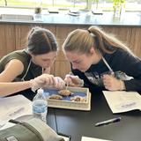 Central Christian School Photo #11 - High school students in Human Biology dissect a sheep brain in one of their science labs.