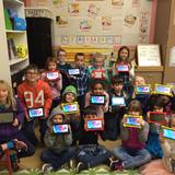 Salem Academy Christian Schools Photo #2 - First Grade students with their new tablets