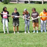 The Crefeld School Photo #7 - A team building project with one Advisory group in Crefeld's field.