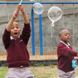 Girard College Photo - Lower School "Bubble Day" is fun for the younger students.