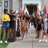 Linden Hall Photo #5 - Students flock to Linden Hall from 40 Pennsylvania towns, 13 US states, and more than two dozen countries around the world. The Parade of Nations at our annual Convocation ceremony is a crowd favorite!
