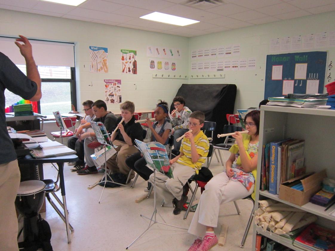 Glade Run Academy Photo - Music Class at St. Stephen's