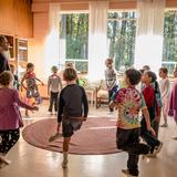 River Valley Waldorf School Photo #2 - 2nd graders are up and moving during morning, main lesson!