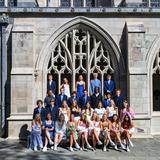 St. George's School Photo #16 - Students in the Wheeler Garden.