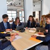 St. Joseph's Catholic School Photo - Students enjoy Community Time together in the new building. St. Joseph's Catholic School Photo - Students enjoy Community Time together in the new building.