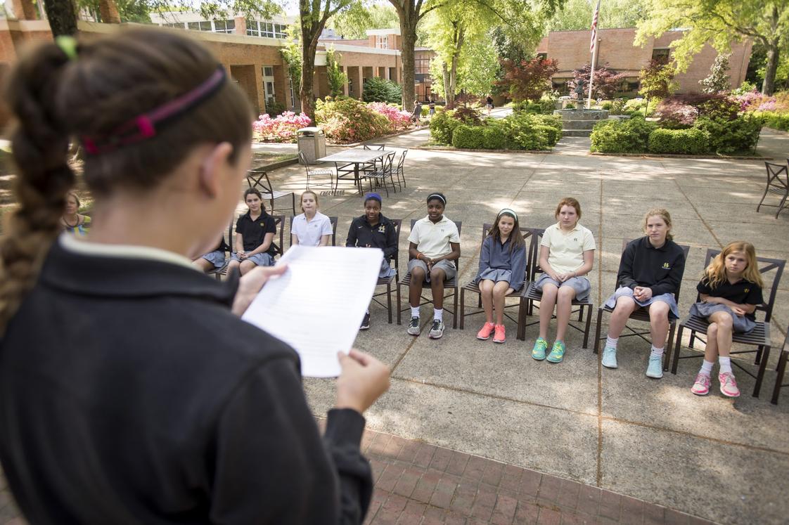 Hutchison School Photo - Hutchison girls learn to lead in and outside the classroom through public speaking, leadership development, and various academic opportunities.