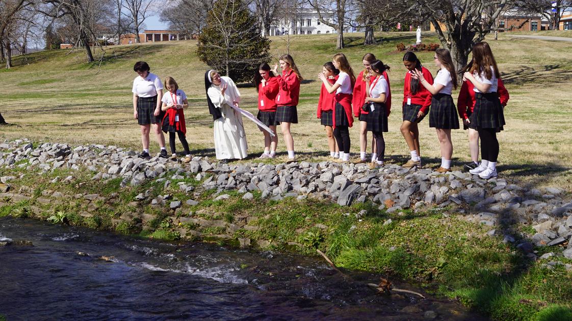 St. Cecilia Academy Photo #1 - Situated on 83 acres in the heart of West Nashville, St. Cecilia Academy is the oldest continually running high school in the area. Girls in grades 7-12 get an exemplary education as part of the Dominican Difference.