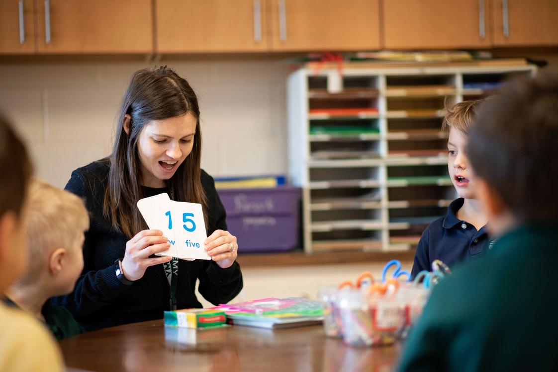 Sumner Academy Photo - We believe that children's ideas, needs, and discoveries are best heard in small-group settings where instructor attention is more available.