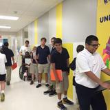 Notre Dame School of Dallas Photo #3 - Lining up for class.