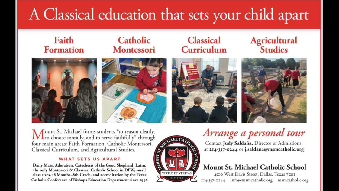 Mount St. Michael Catholic School Photo