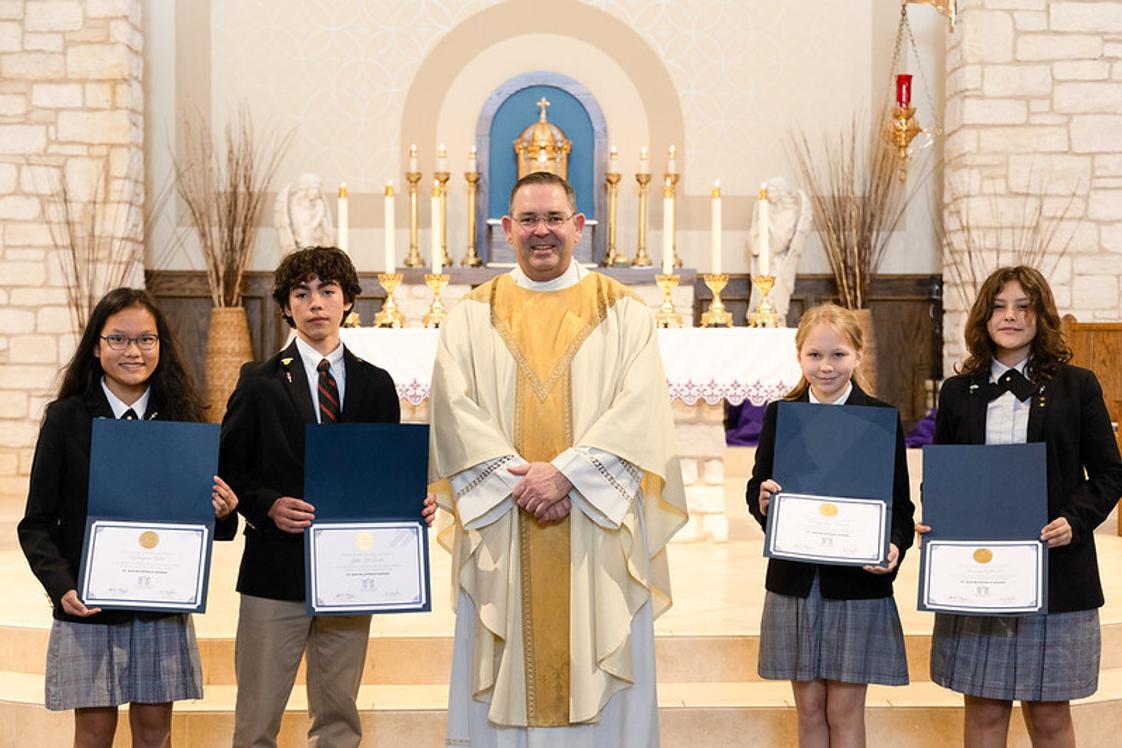 St. Austin Catholic School Photo - 2024 Leadership Award recipients