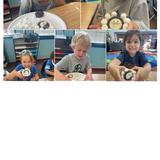 St. Gregory Cathedral School Photo #7 - The Parable of the Lost Sheep. PK and Kinder enjoyed making their edible Sheep Grahams.