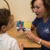 The Parish School Photo #4 - Speech-language therapy, social, music, art and occupational therapy are all incorporated into our academic program. Additional supports are conveniently located at an on-site pediatric therapy clinic or arranged through our specialists.