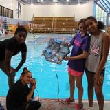 Alexandria Country Day School Photo #3 - Sixth graders test the SeaPerch underwater remotely operated vehicle they designed and built.
