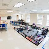 Randolph-Macon Academy Photo #9 - Students apply real-world applications in modern classroom spaces, including software and hardware programming for robotics.