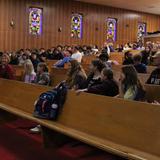 Richmond Christian School Photo - Chapel service during Spiritual Emphasis Week