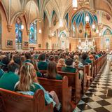 Roanoke Catholic School Photo #3 - Students attend mass once a week at St. Andrew's Catholic Church. While 80% of our students are Catholic, we welcome students of all faiths!