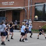 Saint Ann Catholic School Photo #3 - Physical education is a priority as it stimulates the brain, promotes healthy habits, and develops gross motor skills. We offer two physical education classes per week for every grade level with the exception of preschool. Classes include health and wellness lessons.