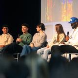 Bellevue Christian School – Clyde Hill Campus Photo #3 - Students speaking in weekly chapel