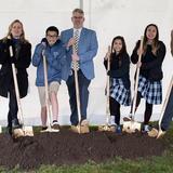 Grace Academy Photo #2 - Groundbreaking for the expansion project that will provide a state-of-the-art science lab, a cafeteria, and six additional classrooms.