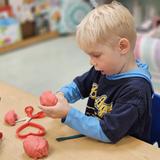 Hope Lutheran School Photo #9 - Learning through play is the foundation of our 3 and 4's preschool program. We have full and half day programs for students turning 3 or 4 by August 31st. Whether they are working on their fine motor skills or learning how to sit at circle, these students are having fun!