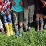 Whidbey Island Waldorf School Photo #7 - WIWS offers three Kindergartens. This is the Meadow KG, where our 100 acre wood is the children's classroom. We offer two other Kindergartens, both of them begin indoors in a classroom and then move outside for the rest of the morning.