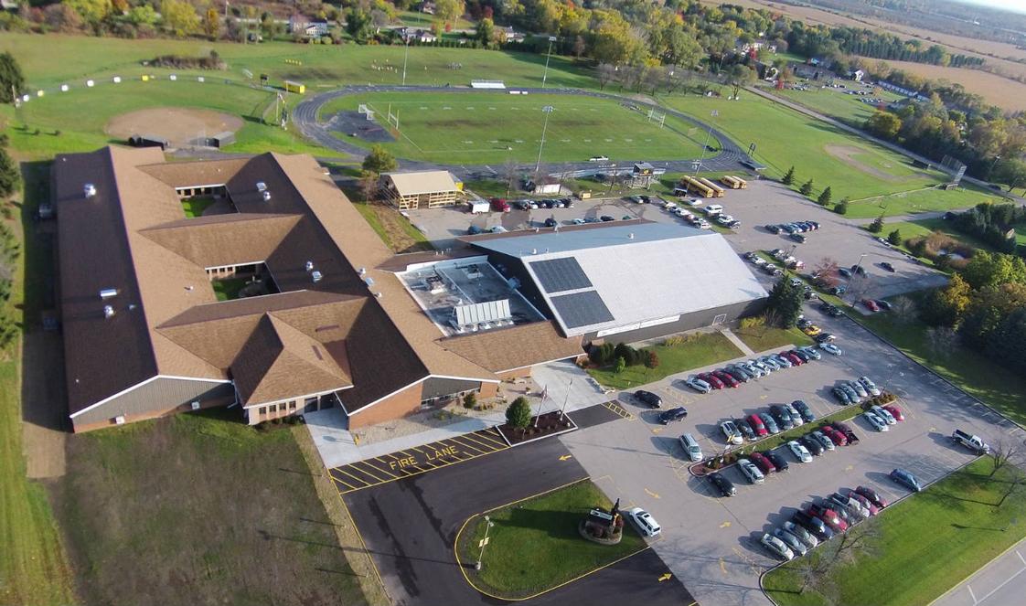 Shoreland Lutheran High School Photo - SLHS Campus view from a drone photograph