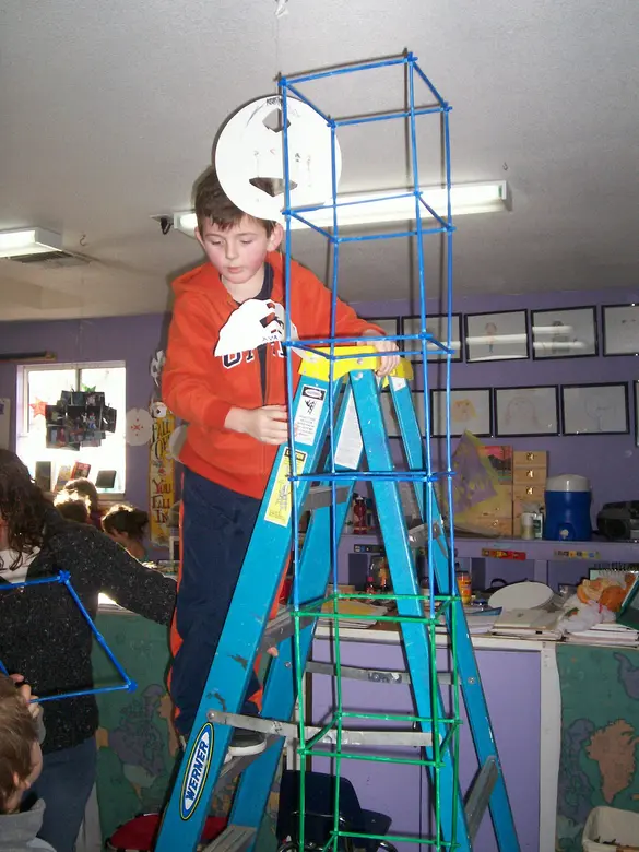Roseville Community School Photo #2 - We don't tell them it's too tall. We ask if they need a ladder.