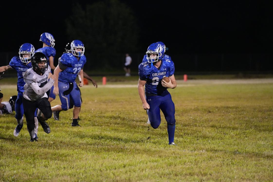 Calvary Chapel Academy Photo #7 - Calvary Chapel Academy`s athletic program offers a sport for your child to develop skills that will be important on and off the field, court, or in the pool. We believe that athletics allows your child to develop character through teamwork and competition in both wins and losses. CCA offers football, swimming, volleyball, soccer, basketball, flag football, and more.