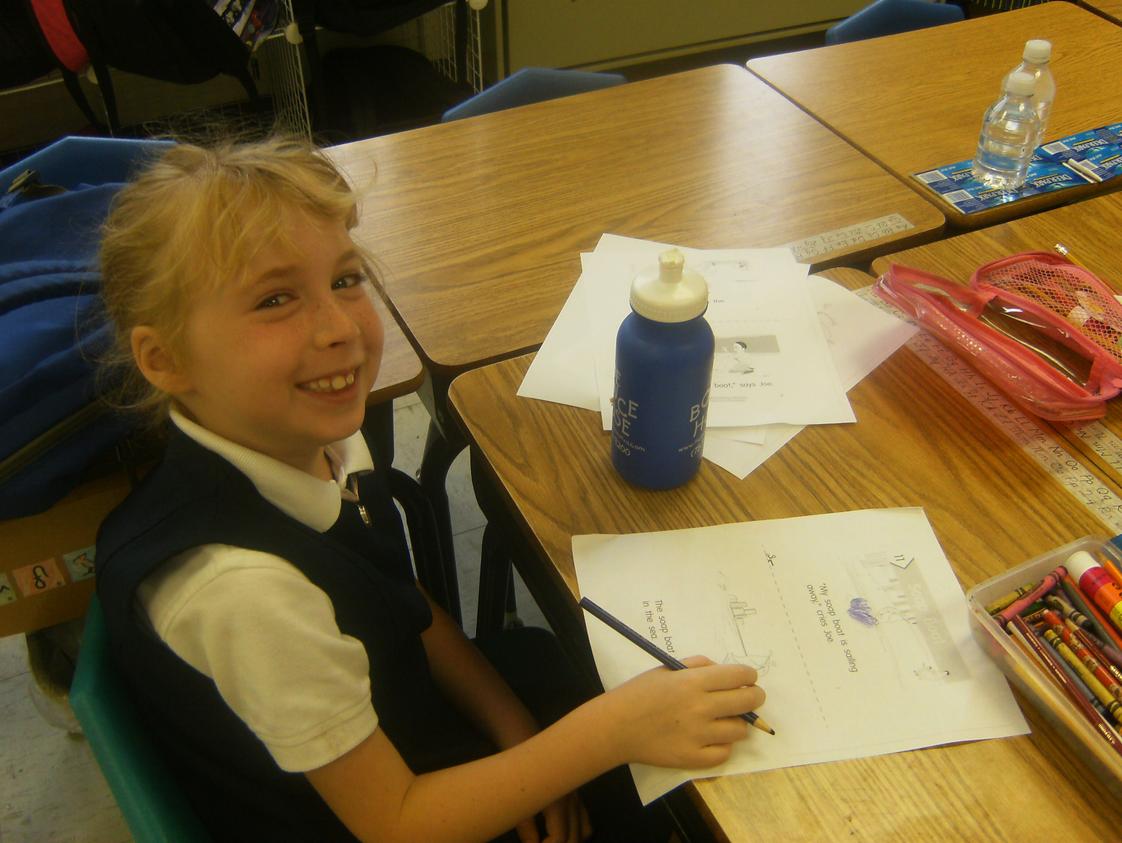 Tidewater Classical Academy Photo #1 - 1st Grader from Tidewater Classical Academy.