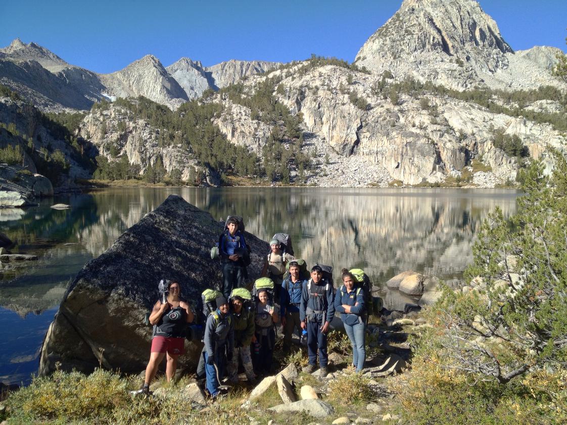 Dream Center Academy Photo - Students attending a student leadership development course in the Inyo National Forest.