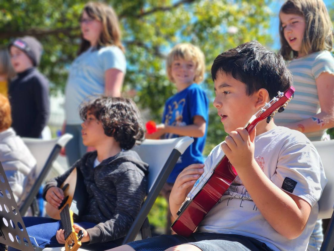Crestmont School Photo #1 - Our second/ third grade students perform with their instruments of choice during our Spring event.